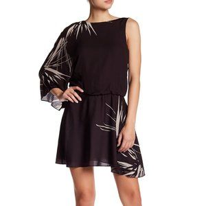 Halston Heritage One Sleeve LBD
